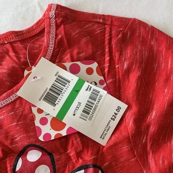 Disney Minnie Mouse Girls tee shirt Large NWT - Picture 3 of 5